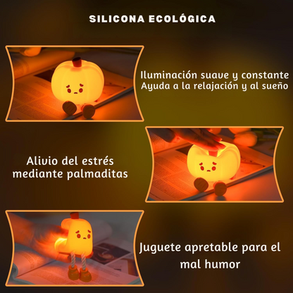 Lamparita Calabaza Triste luminosa